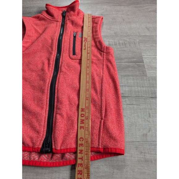 Under Armour Cold Gear Insulated Zip Up Vest Light Weight Red Youth XS - Picture 6 of 8